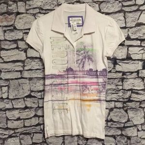 Aeropostale button up collared size small